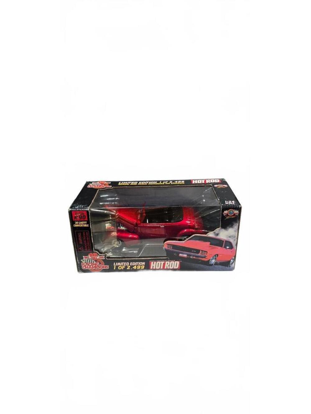 Vintage Limited Edition 1939 Chevy Convertible Hot Rod Model Car